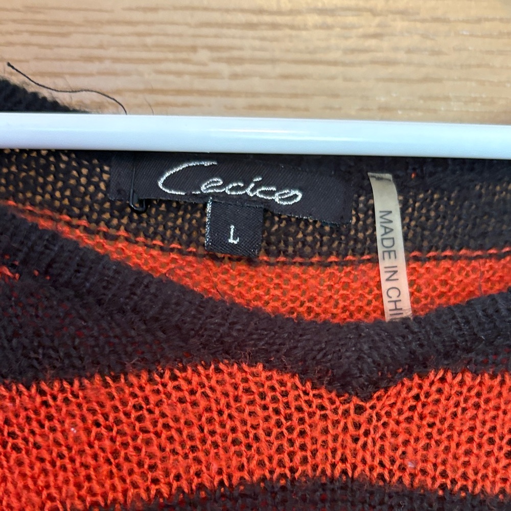 Striped Red and Blue Sweater - Picture 3 of 5